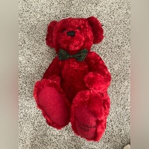 Vintage Dillards 2002 "Red Teddy" Teddy Bear